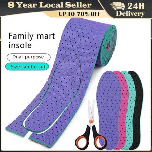 ❤️【Same Day Delivery】【150CM】1 Roll Self-cut Insoles For Shoes Soft Comfortable Sport Shock Absorption Shoe Inserts Adult Kids Universal Insole For Feet Sole ZJJ-Self-Cutting-Insole