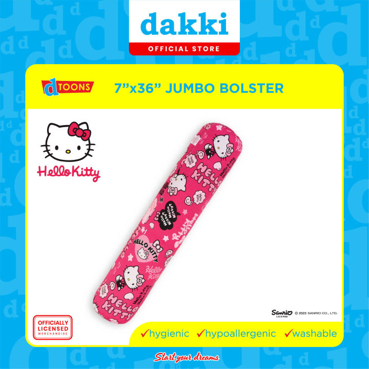 Dakki 7 x36 Hello Kitty Logo Fucshia Jumbo Bolster Lazada PH