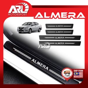 Nissan Almera N17 (2011-2019) Door Step Anti Scratch Side Door Sill Strip Protector Sticker ARL Motorsport