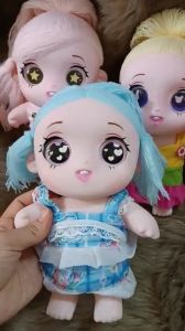 Búp Bê Nhựa vinyl 20 cm 7 inch Tóc Len Cotton Dễ Thương