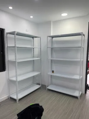 Kệ Sắt V Lỗ 23456 Tầng Dài 1m2 x Rộng 40cm x Cao 06m-1m-1m2-1m5-1m8-2m – Kệ Bán Hàng Kệ Để Hàng.