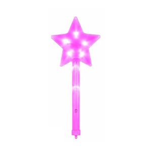 LDMPDQ Five Point Star LED Star Wand Plastic Three Lighting Modes Concert Light Stick Gifts Multicolor Light Up Wand Concert Accessories