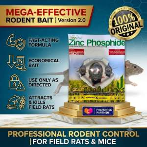 SUPER RATKIL PLUS  ZINC PHOSPIDE Rat Poison 10G lason sa daga Super Effective Promise 100% Money guarantee rodenticide insect langaw ipis bugs killer insecticides pesticides trap agriculture home house home buddies restaurant warehouse office pest control