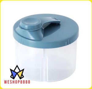 WESHOP8888 4 Grids Baby Milk Powder Dispenser Food Storage Box Portable Infant Toddler Kids Snacks Container 240ml
