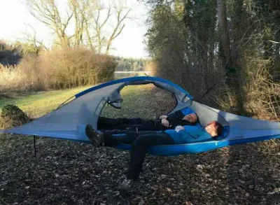 Camping tree tent double hammock triangle tent outdoor bed hanging tree tent camping hanging tree tent