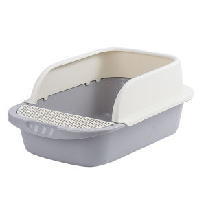 Extra Large Semi-Enclosed Cat Litter Anti-Splash Cat ToiletSupplies