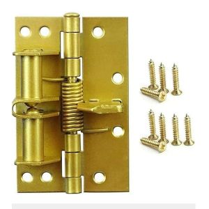 พร้อมส่งบานพับสปริงประตูมองไม่เห็นขนาด 4 นิ้ว บานพับปิดประตูอัตโนมัติ บานพับผนังพื้นหลัง บานพับประตูที่แนบชิดกับตำแหน่ง 90 อง