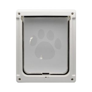 LABAICAI ABS ic Free Entry Without Burrs For Large Medium Dogs Security Cat Screen Door Pet Screen Door Flap Door Pet Supplies