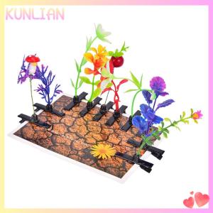 [KUNLIAN] Cute Grass Hair Clip Flower Mushroom Bean Hairclip Women Children Plants Hairpin