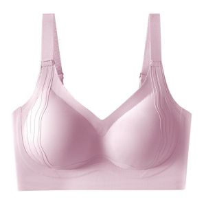 Maniyun Soft Support Push Up Bra Molded Fixed Cup Adjustable Bra Non-wired Comfortable Seamless Bra