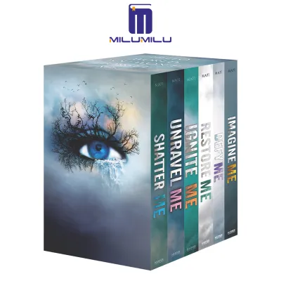 Shatter Me Series 6-Book Box Set: Shatter Me Unravel Me Ignite Me Restore Me Defy Me Imagine Me Paperback by Tahereh Mafi Original English books