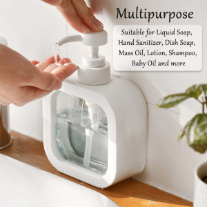 500ML Nordic style Sub-bottling Bottle Bathroom Soap Shampoo Press Lotion Liquid Bottle Portable Plastic Dispenser Bathroom Tools