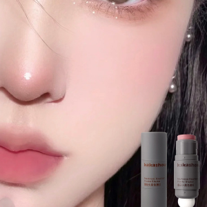 2-in-1 Blush Stick for Lips Cheeks Waterproof Long-Lasting Natural Cream Blush with High Pigment Suitable for All Skin Tones