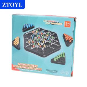 [COD]🔥🔥🔥ZTOYL Chain Triangle Chess Splendor Duel Board Strategy Game For Kids And Adults Fun Family Game Logic Chess Track Tables Game