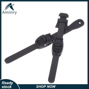 Aminiry[Love sports] 1 2Sets Roller Ratchet Skates Speed Ratchet Skates Straps Fixing Buckle With Screws Ankle Belt Tape Roller Skates Fixed Band