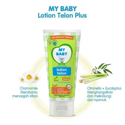 Tebus Murah My Baby Lotion Telon Plus Eucalyptus Anti Nyamuk 8Jam Losion Perawatan Kulit Bayi 50gr