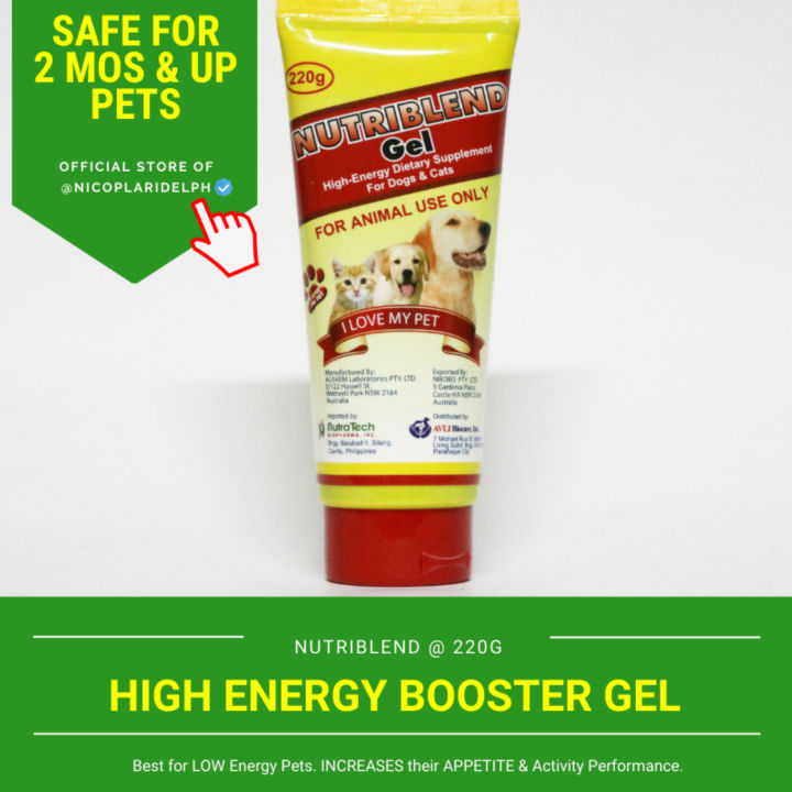 Nutriblend Gel Supplement to Increase Appetite, Energy Level and