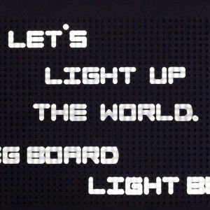 LED Pixel Letter LightBox DIY Luminous Nail Mother 6 Colors USB Battery Wedding Christmas Day Party Message Board Christmas Lights Birthday Gift