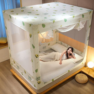 มุ้งกันยุงขนาด 5 ฟุต 6 ฟุต แบบ 3 ประตู มุ้งครอบผู้ใหญ่ ครอบเด็กเล็ก มุ้งเต็นท์ กันแมลง กันยุง มุ้งกันยุง6ฟุต มุ้งกันยุ่ง มุ้งติดประตู ไทย