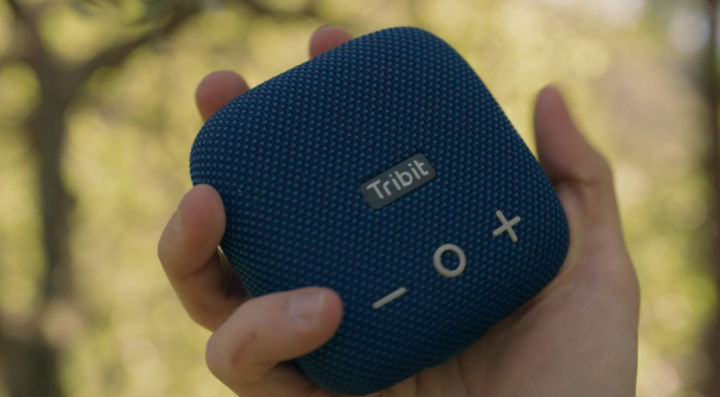 Tribit Stormbox Micro 2 Portable Speaker : Bluetooth 5.3 Deep Bass 90dB Loud Sound IP67 Waterproof Small Speaker Built-in Strap, 12H Playtime Long Battery Powerbank for Outdoor Camping Biking, 120ft Bluetooth Range TWS Pairing