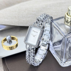2025 Hot Women Watch Stainless Steel Strap No Fade Simple Dial Minimalist Style Luxury Gift Quartz Watch For Women Girls Gifts