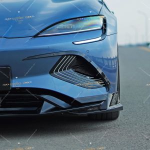 Byd seal 2023-2025 พลั่วหน้า bodykit สปอยเลอร์ใบพัดลม อุปกรณ์เสริม abs คาร์บอนไฟเบอร์สีดํา