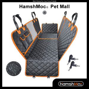 HamshMoc Multifunctional Dog Car Seat Cover Portable Pet Seat Mat Nonslip Waterproof Backseat Protector for Dogs Pets SUV Trunk Sedans Vans