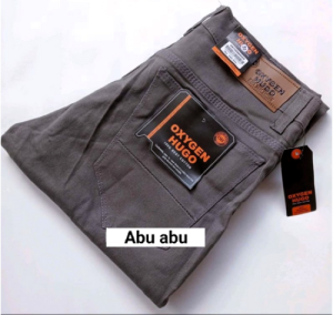 Celana Jeans HUGO NAOMI CARBON STRETCH MELAR Hugo Oxygen Terbaru Warna Hitam Abu Abu Mocca dan Cream
