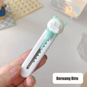 Cutter Mini Motif Animal Pisau Pemotong Kertas Desain Lucu