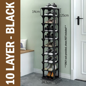 ALX MALAYSIA Multi-Layer Tier Shoe Rack Space-Saving Narrow Shoe Storage Rack Shoe Shelves Cabinet Organizer Rak Kasut 鞋架