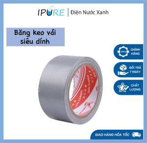 Băng Keo Vải Siêu Dính Chịu Nhiệt Kích Thước 48mm Dài 10m Màu Xám DNX IPURE