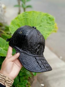 Nón da cá sấu thật [MŨ LƯỠI TRAI CAO CẤP]