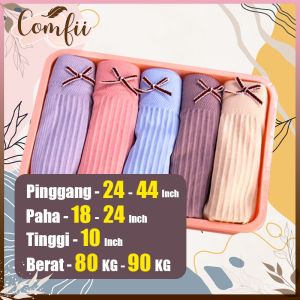 Comfii【Combo Set 2 Boxes 】Box Women Cream Rose Moisturizing Pants 10 Packs Maintenance High Elastic Seluar Dalam