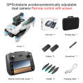 Drone S159 WIFI 4K HD FPV GPS Large Screen Version FPV Motor Tanpa Sikat Drone GPS Jarak Jauh 2km. 