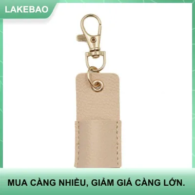 【LAKEBAO】 Mini chủ bút Keychain PU da xách tay y tá bút clip bền bút lưu trữ cho các trường học làm việc ngoài trời sử dụng