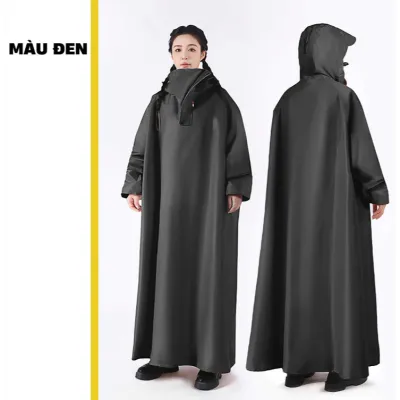 Áo Mưa vải OXFORD Một Người Nam Nữ Áo Mưa Trùm Kín Người siêu bền siêu chống thấm Nhanh Khô an toàn đi xe máy xe điện