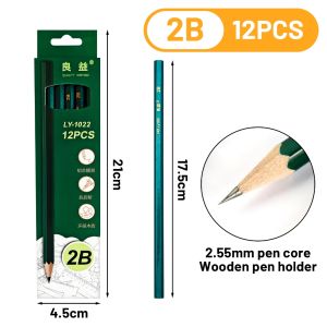 [SG Stock] Wooden Pencils HB No 2 | Small Pack 12 Pcs | School Office Exam Supplies | Premium Drawing & Writing Pencils