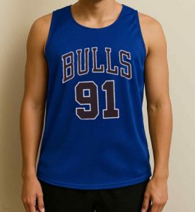 BULLS #91 BREATHE FIT MESH DOUBLE LINING SANDO FOR MENS