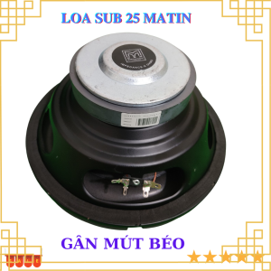 Loa sub 25 MATIN công suất 450w từ 126 côn lớn 51 giá 1 củ loa siêu trầm