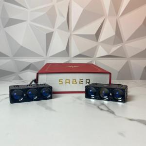 SABER SR3 GT MINI PROJIE BLUE LENS LED PROJECTOR LAMPU MINI PROJIE LAMPU MOBIL BERGARANSI