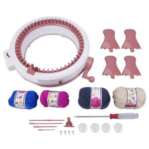 48 Needles Knitting Machine Smart Weaving Loom Educational Toys for Children Hat Scarves Sweater