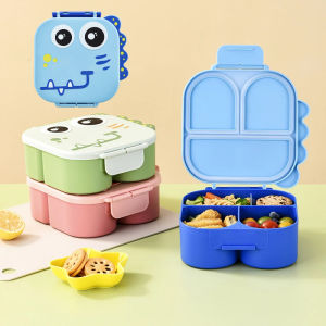 Cartoon Dinosaur Lunch Box For kids Bento Box With Spoon Lunch Box For Child School Office Food