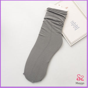 ถุงเท้าผ้าฝ้าย ถุงเท้ากีฬาลําลอง ยืดหยุ่น สบาย ระบายอากาศ Women socks