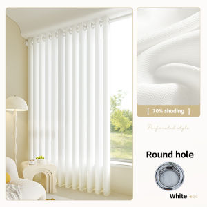 Window scarves White Curtains Sheer Window Covering Light & Airy Privacy Sheer for Bedroom curtain Door Window 1pc