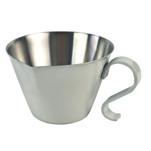 ที่ทำฟองนมถ้วยทำฟองชงกาแฟขนาด100มล. เนื้อสแตนเลสเหมาะสำหรับผู้ที่ชื่นชอบลาเต้อาร์ตและกาแฟ