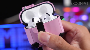 Tự động khóa bảo vệ bìa cho 3rd Gen Pods chống sốc giá đỡ điện thoại chức năng không dây sạc khả năng tương thích