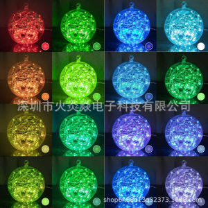 s best-selling colorful products 24/16 Color and brightness adjustable USB Remote-controlled colorful synchronized copper wire string lights RGB