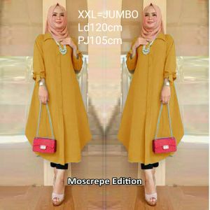 Tunik Jumbo Duffy Tunik Tunik Hijab Tunik Muslim Tunik Busui Tunik Terlaris Tunik Kekinian Tunik Wanita Tunik Oversize COD