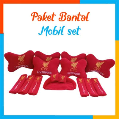 Paket Bantal Mobil Headrest Kepala Sandaran Sepasang Nyaman yang murah | Bantal Leher Mobil Kepala Sandaran Sepasang dengan Motif Seru