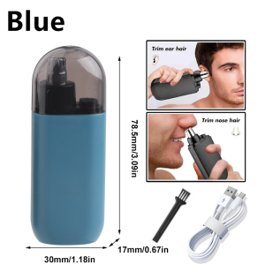 🔥【SG READY STOCK】🔥  Nose Hair Trimmer and Portable Electric Trimmer USB Type Convenient and fast electric 鼻毛修剪器
